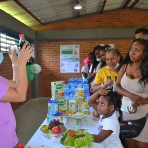 Gran asistencia al lanzamiento del programa de nutrición en las Veredas Mingo y Caponera